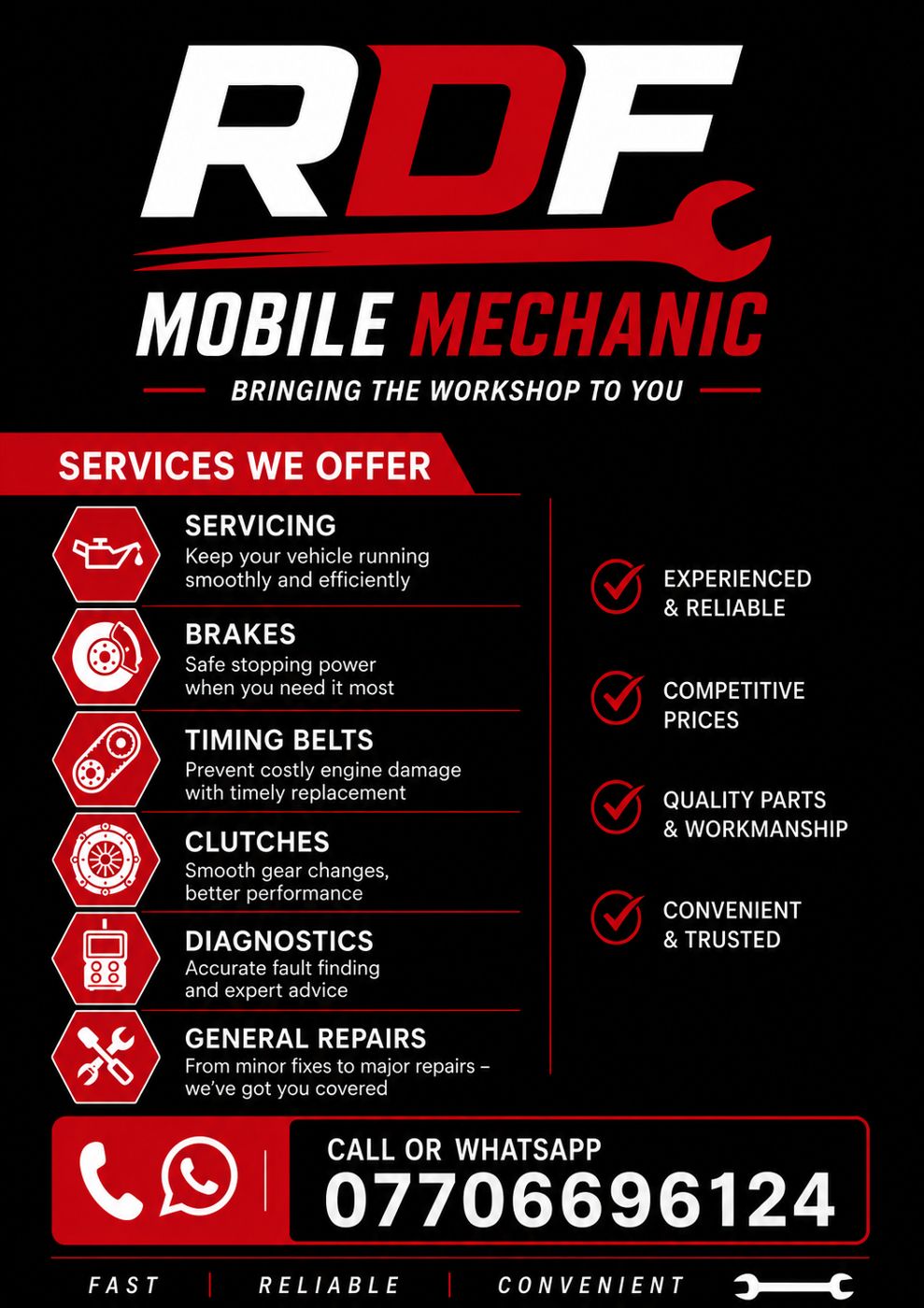 RDF flyer listing services